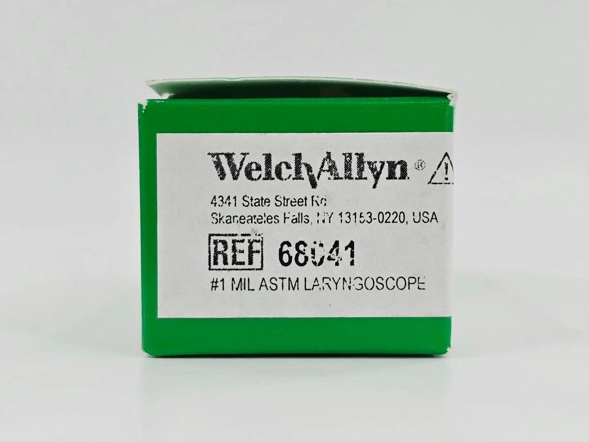 Welch Allyn 68041 Miller Standard Laryngoscope Blade Size 1 Primis Medical