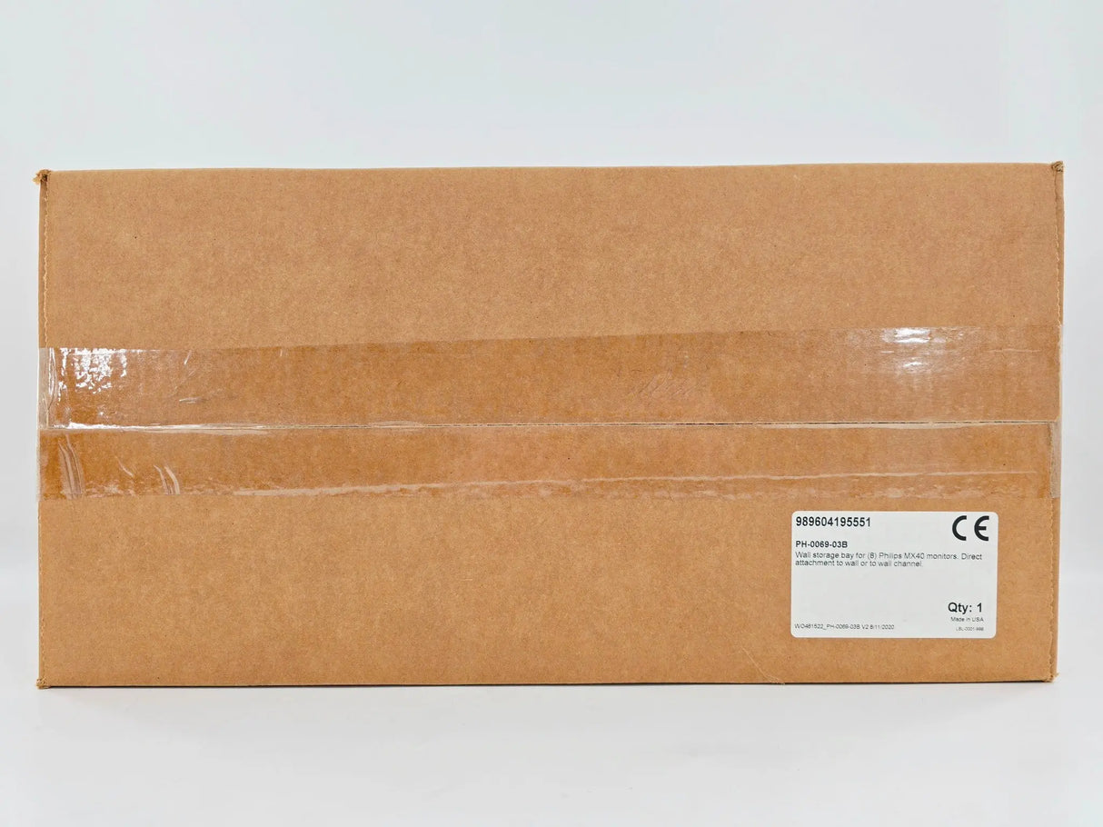 GCX PH-0069-03B Philips MX40/ Telemetry Device Wall Mount Storage Bay 8 Devices Primis Medical