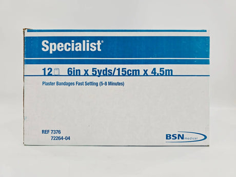 BSN Medical 7376 Specialist Plaster Bandages Fast Setting 6in x 5yds BX/12 Primis Medical