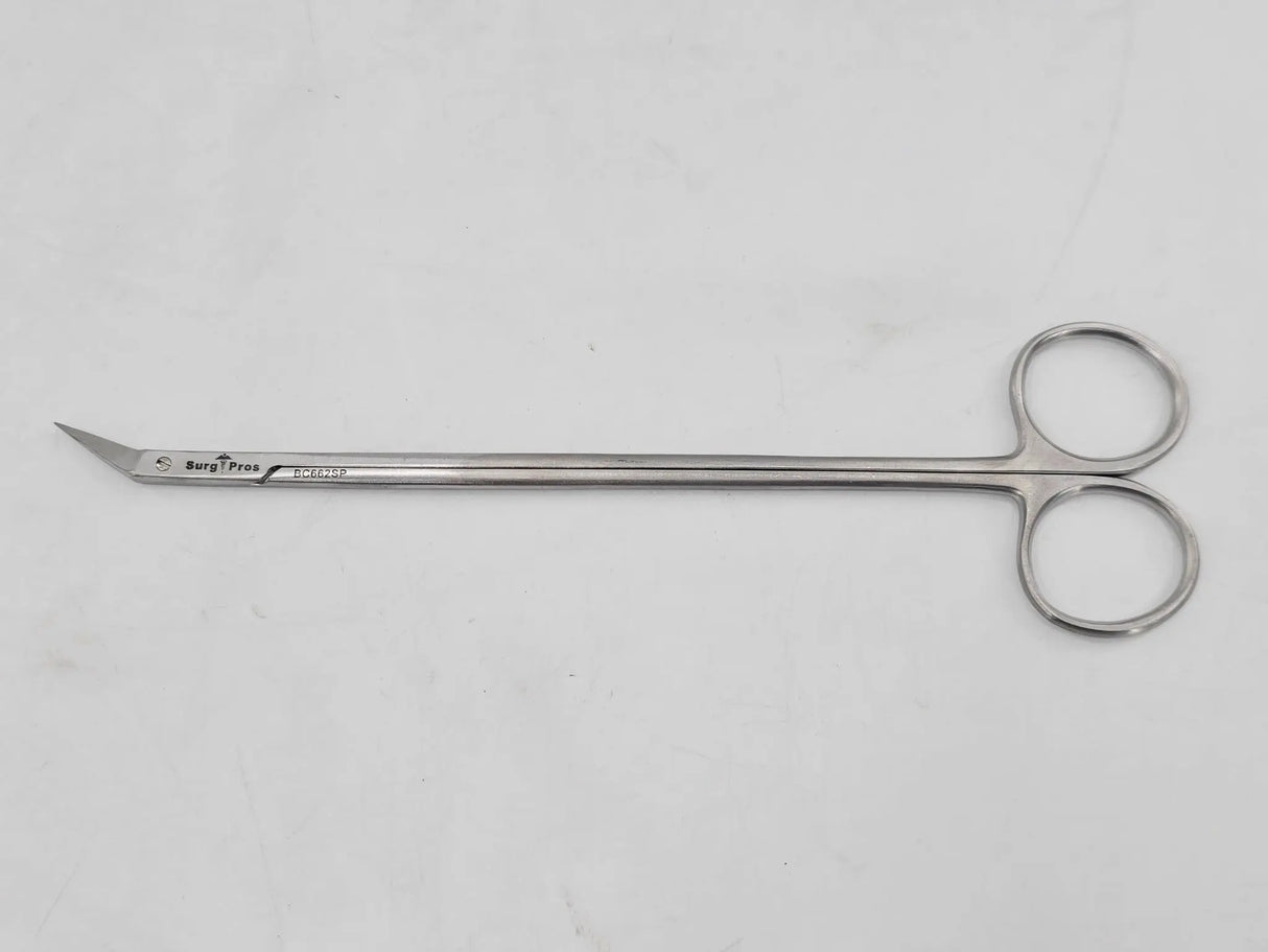 SurgiPros BC662SP Castroviejo Angled Scissors Delicate 7-3/4" Primis Medical