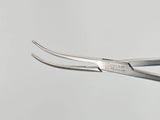 Aesculap BJ075R Kieback Dissecting & Ligature Forceps Curved Serrated 9-1/4" Primis Medical