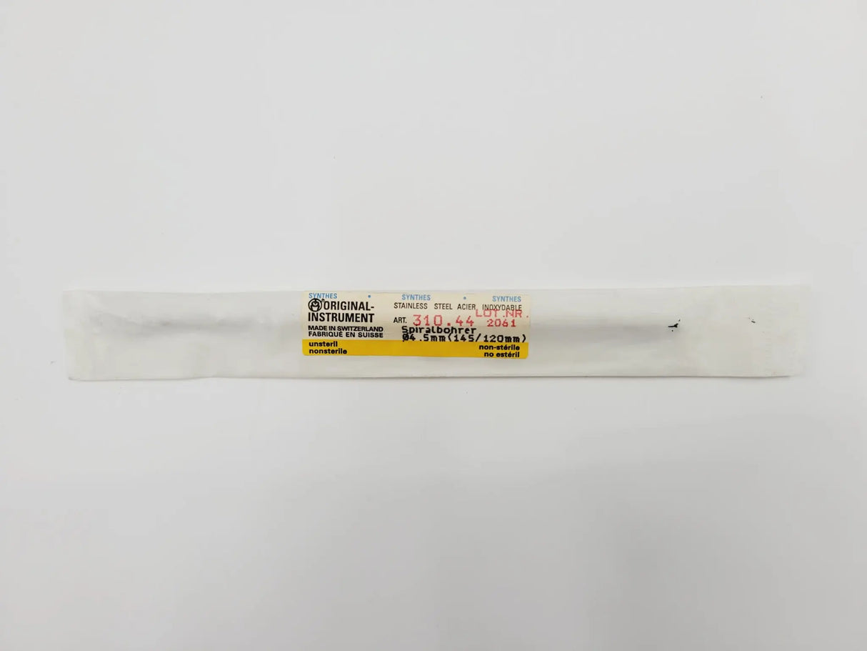 Synthes 310.44 Quick Connect Drill Bit 4.5mm Orthopedic 5-3/4" Synthes
