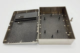 Stryker Locking Sterilization Case Endoscopy Surgical 7-1/4" x 5-1/4" x 2" Stryker