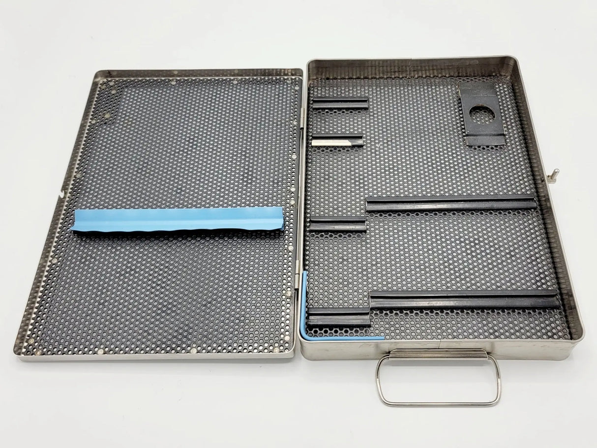 Acufex A-834 USA Locking Sterilization Case 12" x 8-3/4" x 1-3/4" Acufex