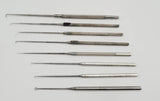 Micro Neurosurgery Instruments Extra Set w/ Weck 1077 Sterilization Case Unbranded