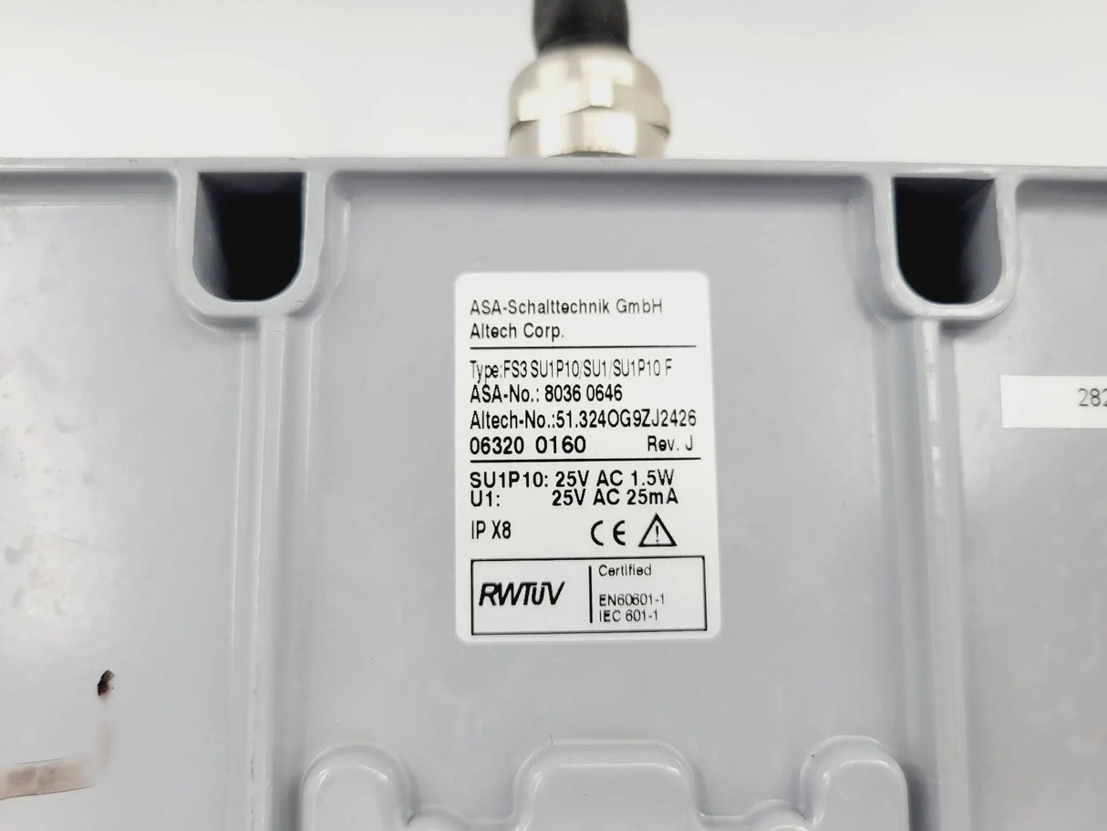 Altech 06320-0160 Rev J Surgical Footswitch ASA 8036 0646 Primis Medical