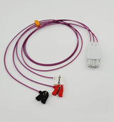 Philips M1624A Unshielded 3 Lead Mini Clip AAMI 0.7m Lead Set Grabber Primis Medical