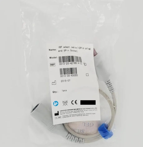 Mindray 0010-20-42795 IBP Adapter Cable 12 Pin Plug & 6 Pin Socket Mindray
