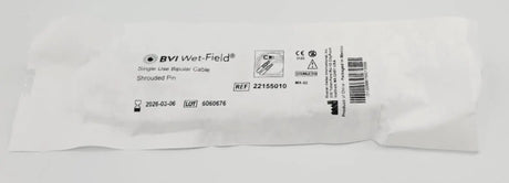 BVI 22155010 Wet Field Shrouded Pin Bipolar Cable Pack of 5 BVI