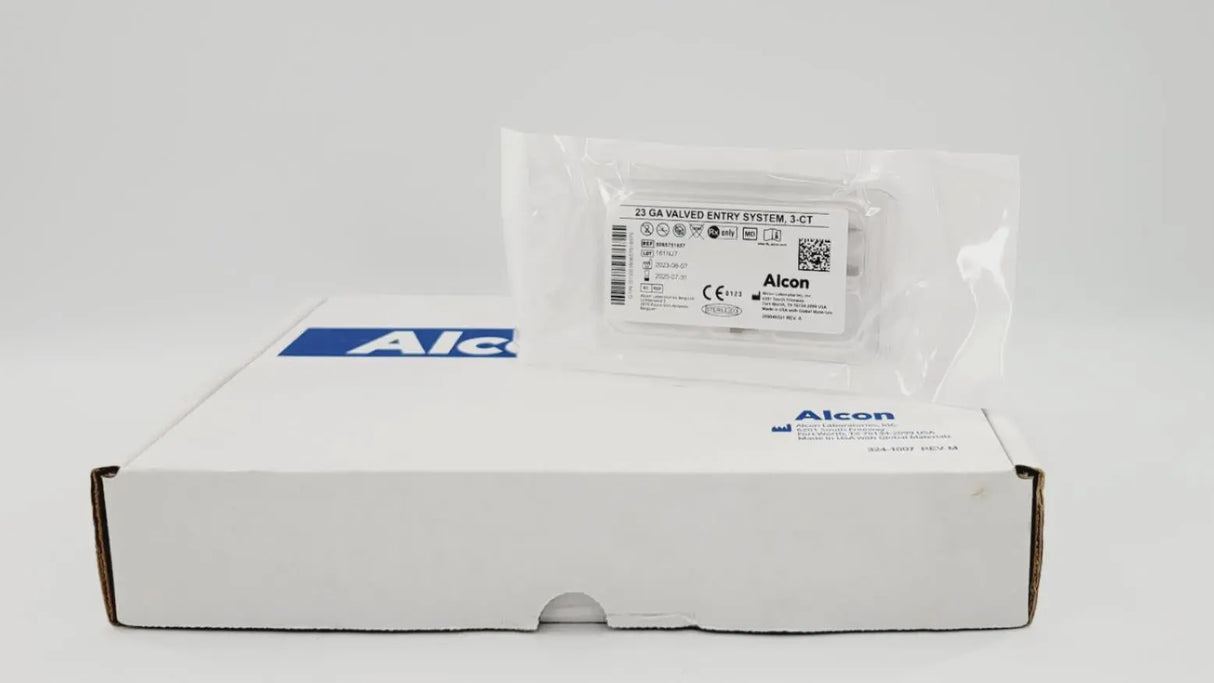 Alcon 8065751657 23G Valved Entry System 3-CT Pack of 11 Alcon