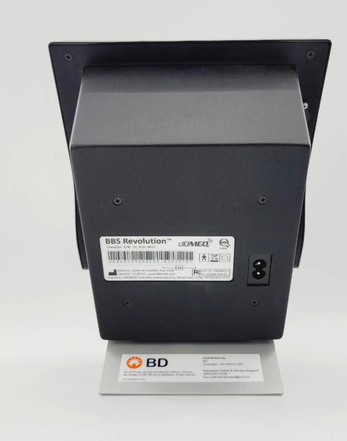 dBmed BBS Revolution Automatic Bladder Scanner Console PD-020-0019 w/ Gel Warmer DBMEDX