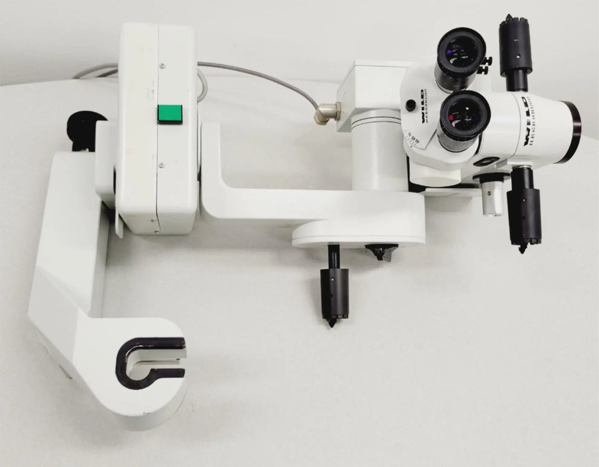Leica M690 Dual Head Surgical Microscope Head and Oculars w/ 0/21 Eyepieces Leica