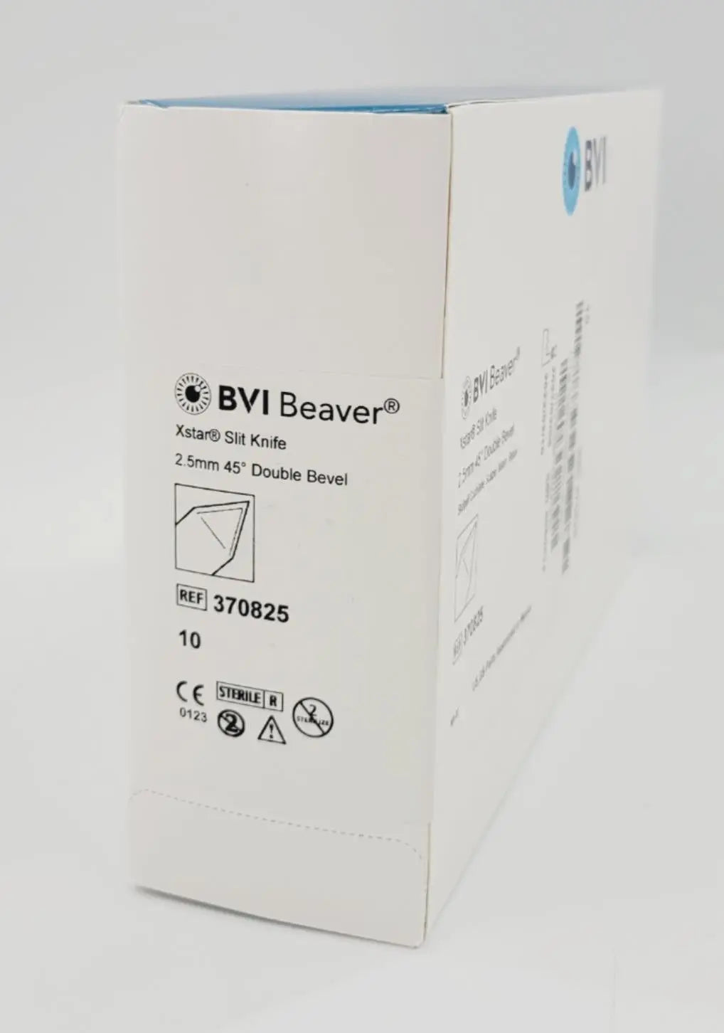 Beaver Visitec 370825 Xstar Slit Knife 2.5mm 45° Double Bevel BX 10 Beaver Visitec