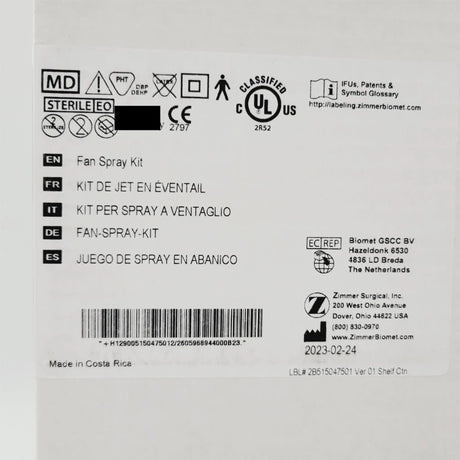 Zimmer 00-5150-475-01 Pulsavac Plus Wound Debridement System EXP: 02/2026 Zimmer