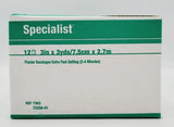 BSN Medical 7363 Specialist Plaster Bandages  X-Fast Setting 3" x 3yds 12 Rolls BSN