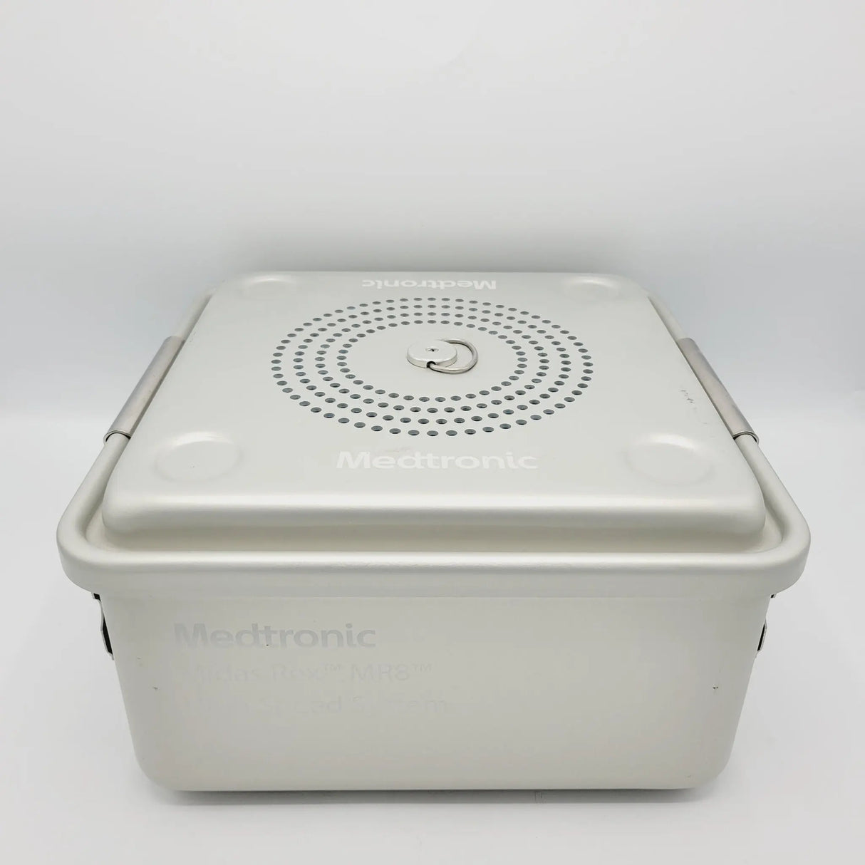 Medtronic CA800S Midas Rex MR8 Sterilization Case 11-1/4" x 11-1/4" x 6-1/4" Medtronic Midas Rex