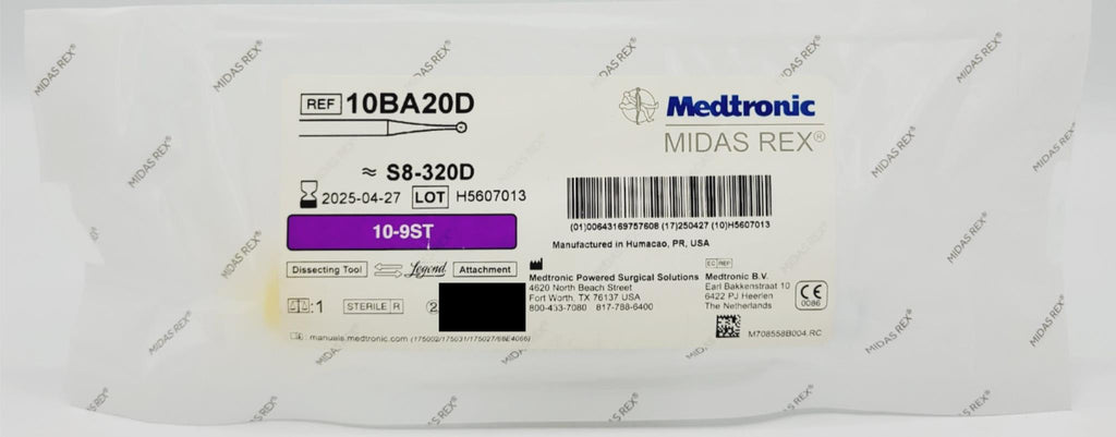 Medtronic 10BA20D Midas Rex Dissecting Tool  Legend Attachment EXP: 04/2025