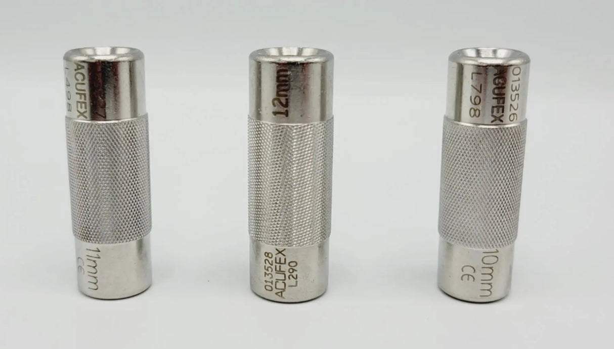 Acufex Sizing Tubes Set of 6 013528, 013527, 013526, 013525, 013524, 013523 Acufex
