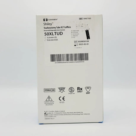 Covidien 50XLTCD Shiley Tracheostomy Tube XLT Cuffed w/ Disposable Inner Cannula Covidien
