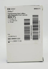 Covidien 8DCFS Shiley Tracheostomy Tube Cuffless w/ Disposable Inner Cannula Covidien