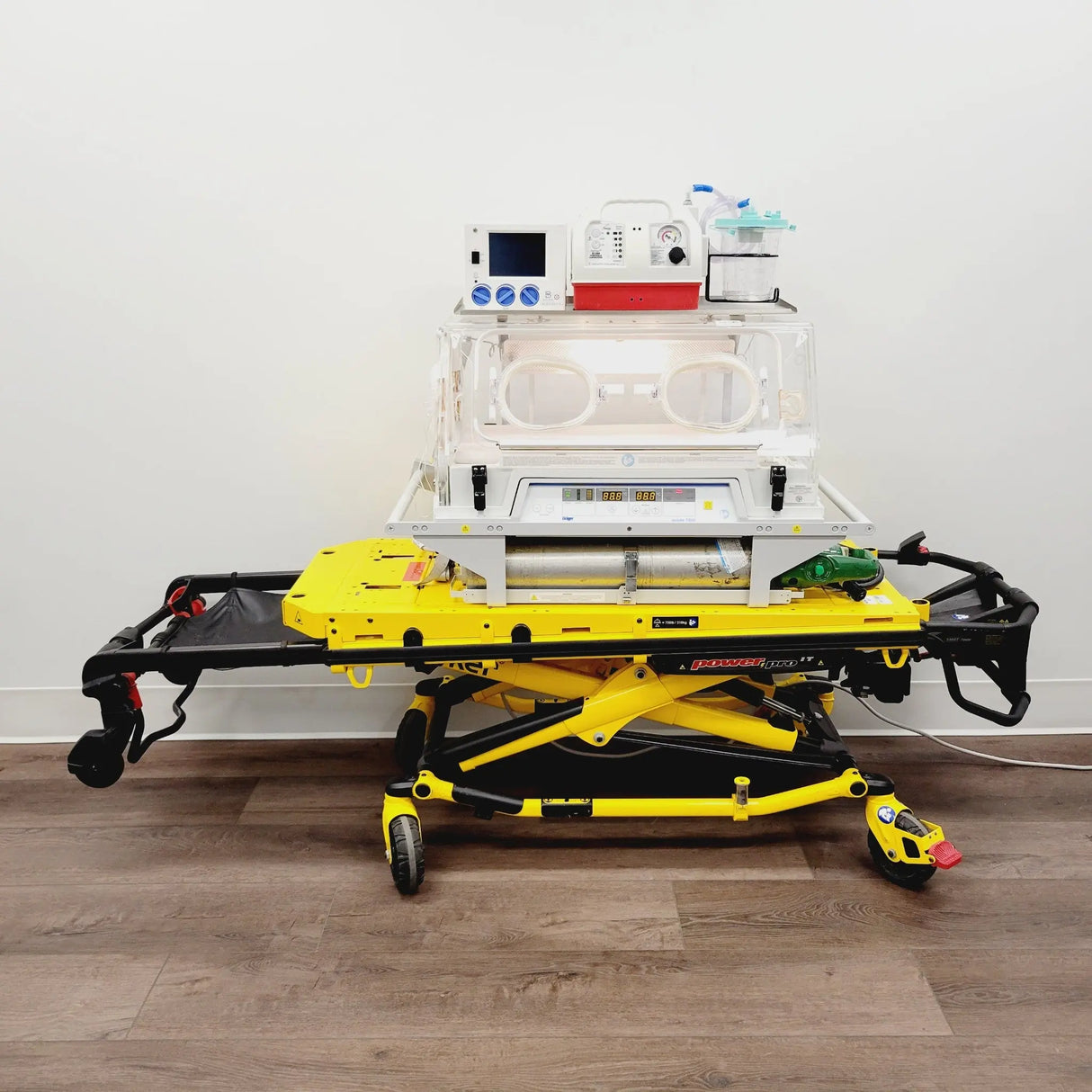 Stryker Power Pro IT Ambulance Cot w/ Drager Isolette TI500 700LB Capacity 6516 Stryker