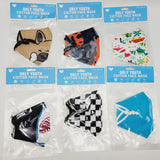 Orly (6 Pack) 100% Cotton Reusable Kids Face Masks Covering Eco-Friendly HB-0044 Orly