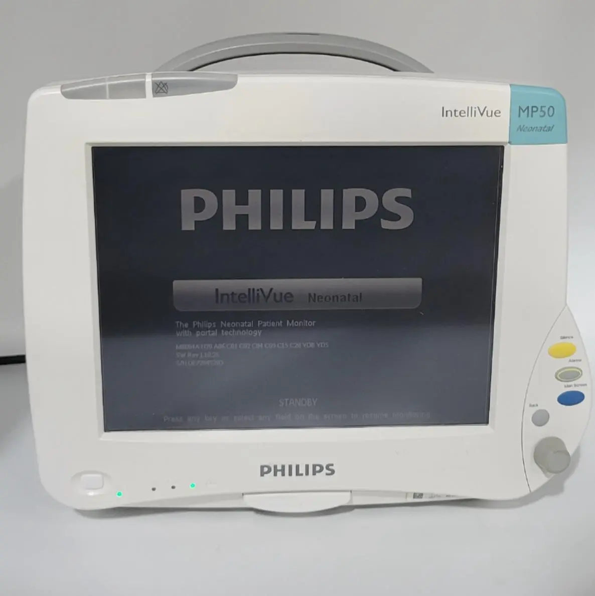 Philips M8004A MP50 Intellivue Neonatal Patient Monitor J.10.26 Certified Philips