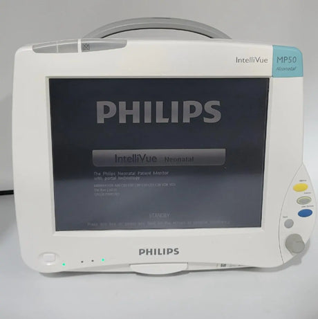 Philips M8004A MP50 Intellivue Neonatal Patient Monitor J.10.26 Certified Philips