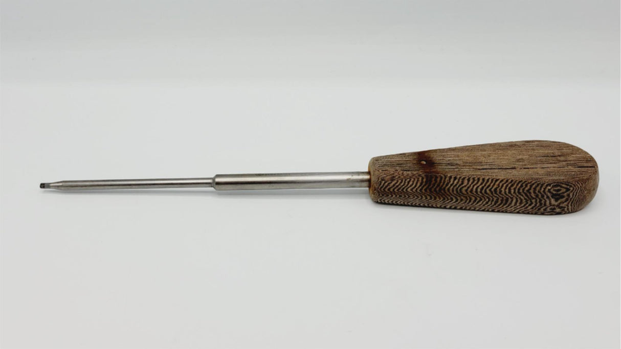 Zimmer 6523-11 Wood Handle Orthopedic Driver 7mm Tip 10-5/8"