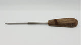 Zimmer 6523-11 Wood Handle Orthopedic Driver 7mm Tip 10-5/8"