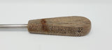 Zimmer 6523-11 Wood Handle Orthopedic Driver 7mm Tip 10-5/8"