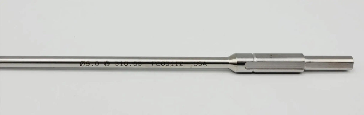 Synthes 310.63 5.0mm Cannulated Drill Bit Large Quick Connect 11-3/4" Synthes