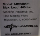 Medline MDS600EL Power Elevating 600Lb Electric Patient Lift w/ Slings Primis Medical