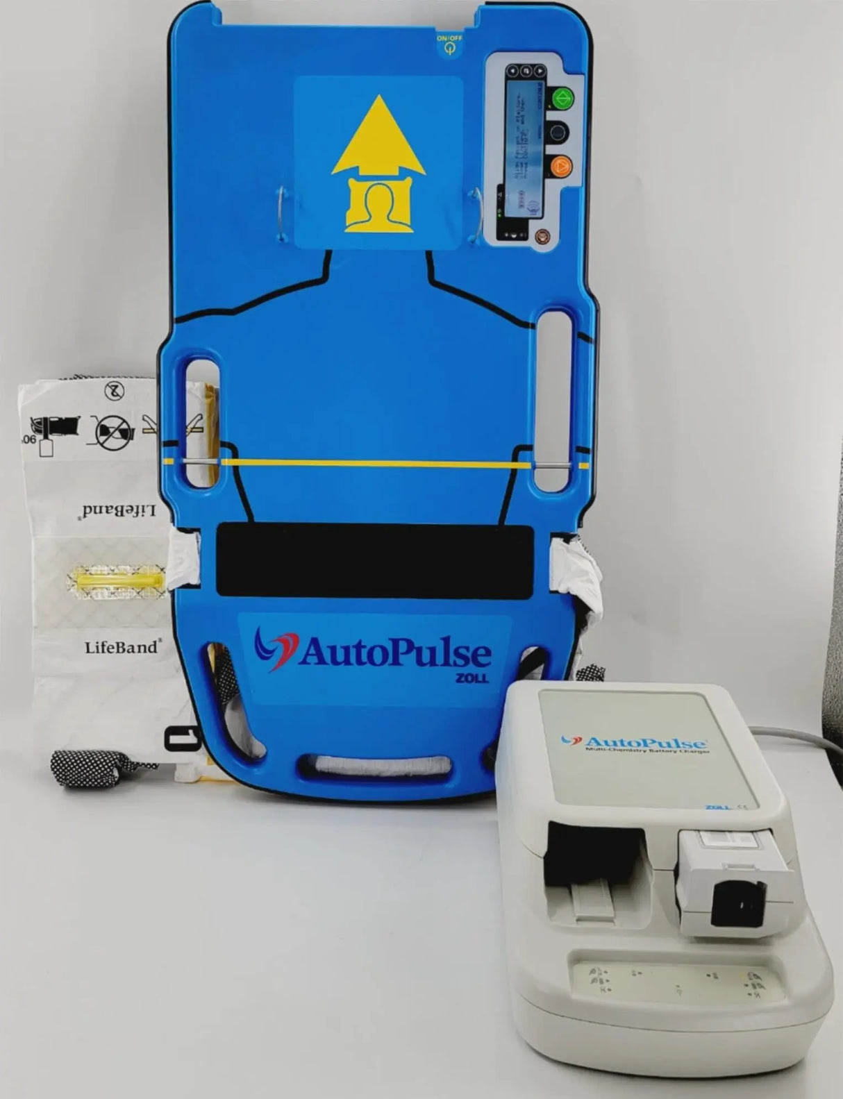 Zoll AutoPulse Model 100 System w/ Life Band w/ Batteries & Charger 010001 Zoll