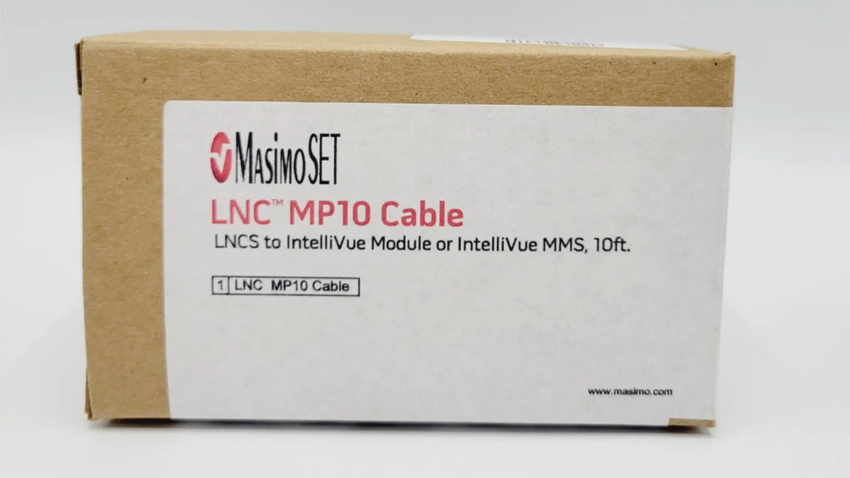 Masimo 2281 LNC MP10 Cable for IntelliVue MMS 10ft Masimo