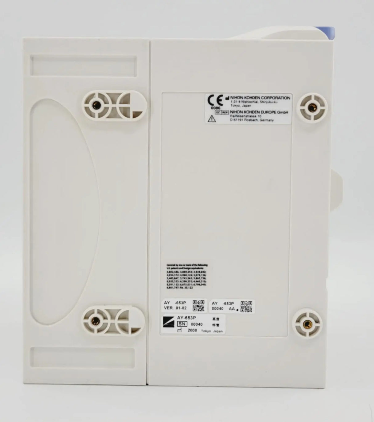 Nihon Kohden AY-653P Nellcor OxiMax SpO2 Input Unit Multi Connector w/ AA-674 Nihon Kohden