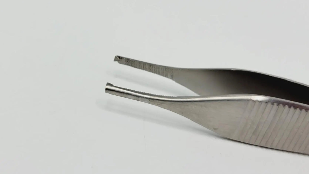 Global Surgical Adson Forcep E1-00380 Serrated 1 x 2 Teeth 4-3/4" Global Surgical