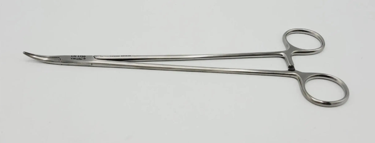 V. Mueller CH1720 Julian Thoracic Artery Forceps Slightly Curved Serrated V. Mueller