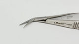 V. Mueller OP0917-801 Castroviejo Scissors Angled Blunt Flat Serrated 4-1/2" V. Mueller