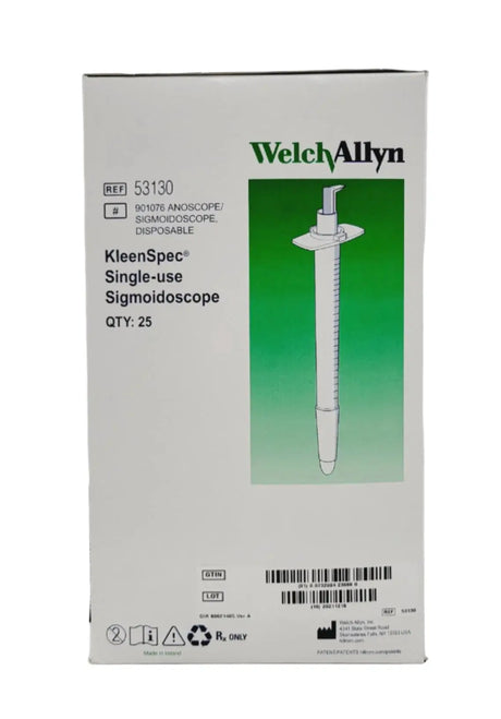 Welch Allyn 53130 KleenSpec Single-Use Sigmoidoscope BX/25 Welch Allyn