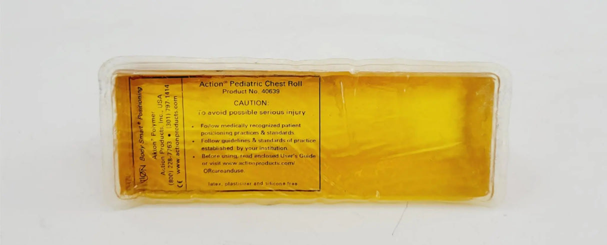 Action 40639 Body Smart Pediatric Flat Bottom Chest Roll 6" x 2" x 2" Action