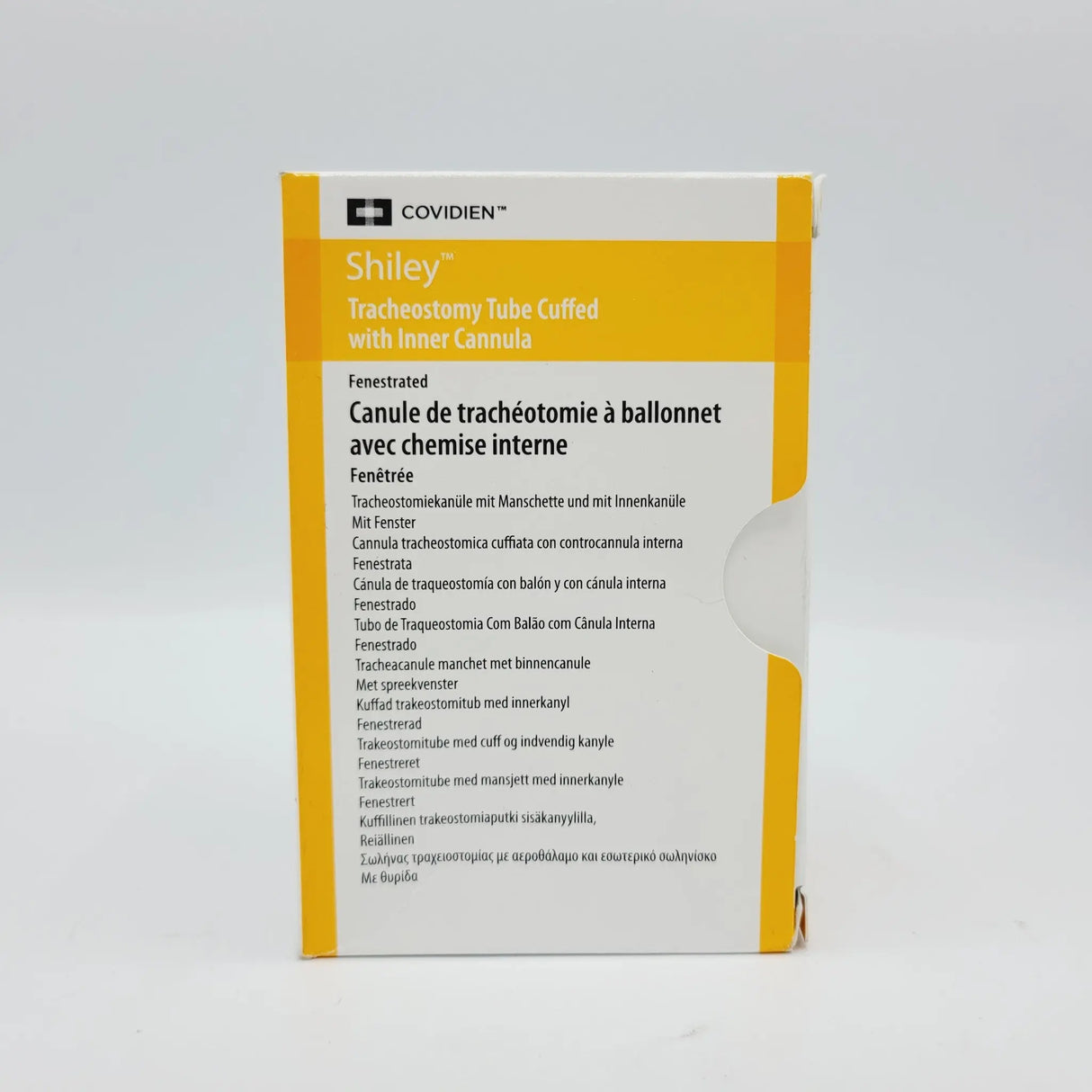 Covidien 4FEN Shiley Tracheostomy Tube Cuffed w/ Disposable Inner Cannula Covidien