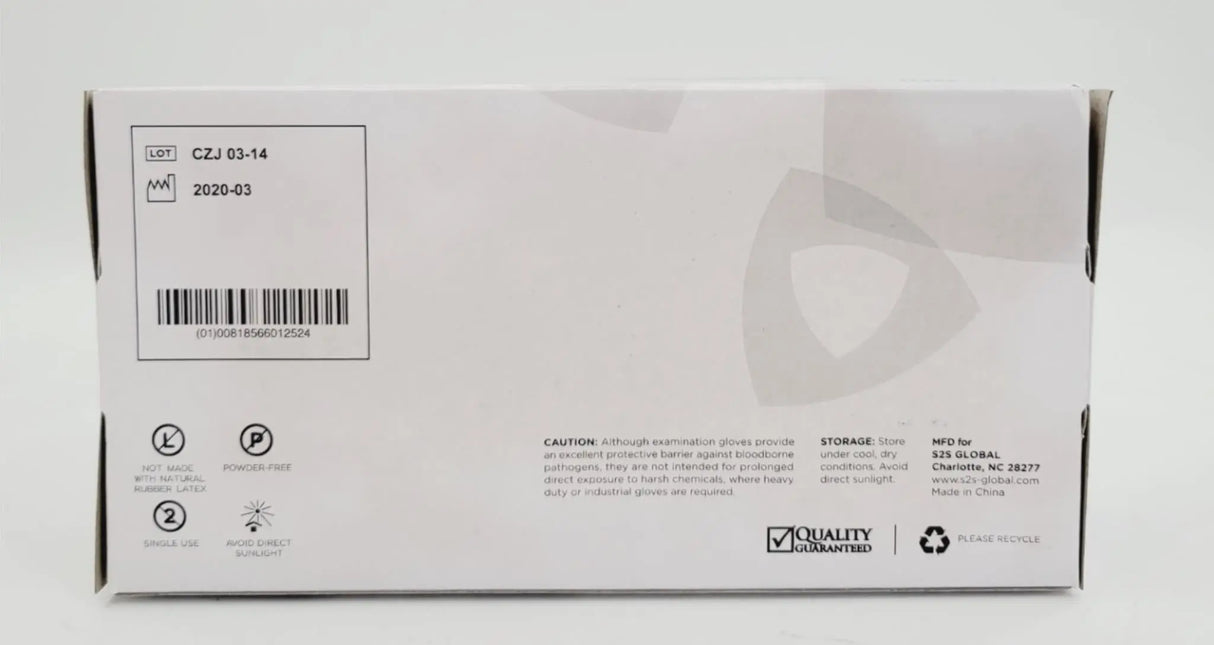 PremierPro Platinum Stretch Vinyl Exam Gloves 4064 Large 1000/CS PremierPro