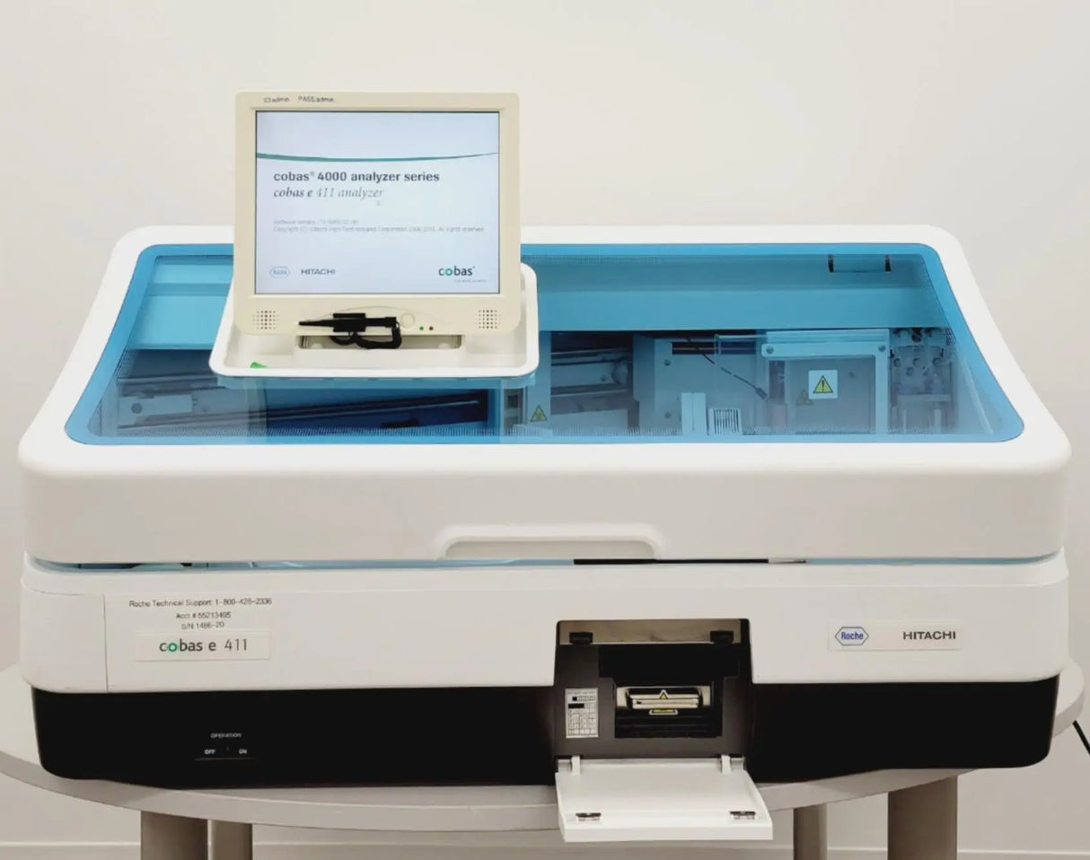 Roche Cobas e411 Chemistry Analyzer - Fully Automated Immunoassay System Roche Cobas