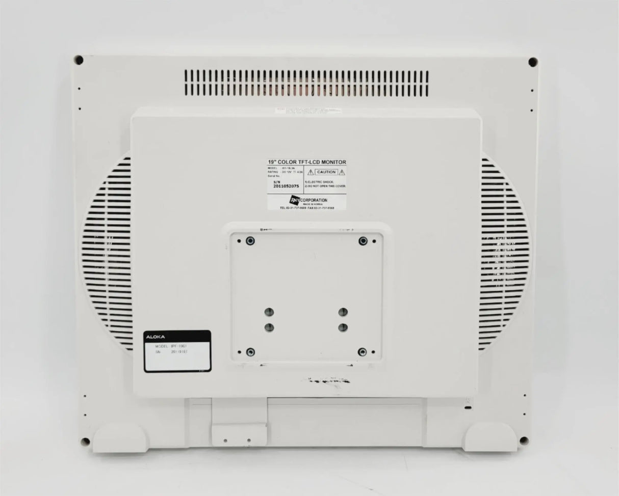 Aloka IPF-1901 19" Color TFT-LCD Monitor from an Aloka Alpha 10 Pro Sound Aloka
