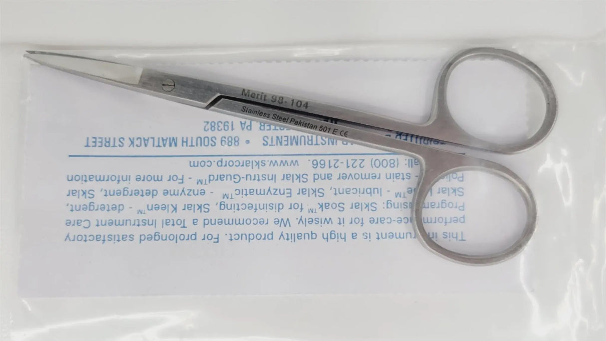 Sklar Instruments 98-104 Iris Scissors Straight Delicate 4-1/2" Sklar