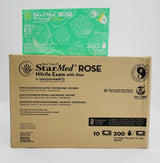 Sempermed SMNR202 Best Touch StarMed Rose Nitrile Examination Gloves Small CS/2000 Sempermed