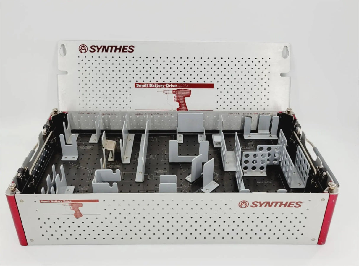 Synthes Small Battery Driver Sterilization Case 20-3/8" x 10" x 5" Synthes