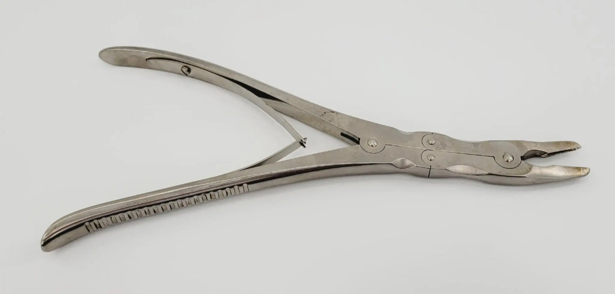 Surgpro Ruskin Rongeur 3mm x 10mm Curved Orthopedic 9-1/2" Surgpro