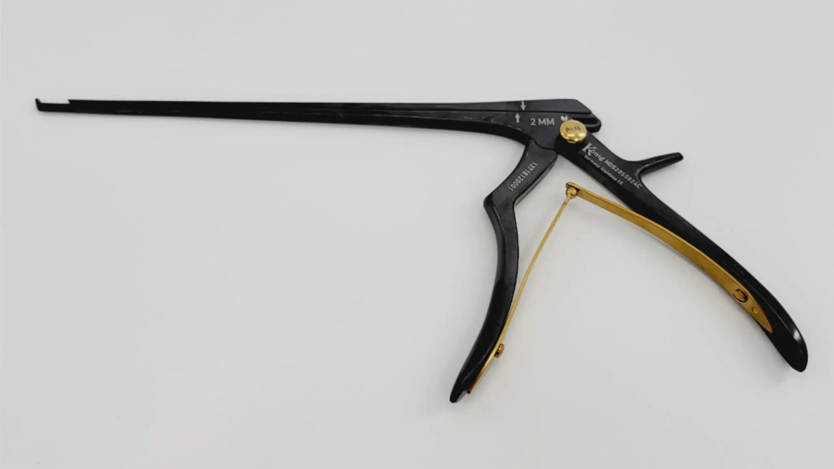 Medline MDS2055824C Konig EZ Clean 2mm Detachable Kerrison 40° Up Thin Footplate 10-1/2" Medline